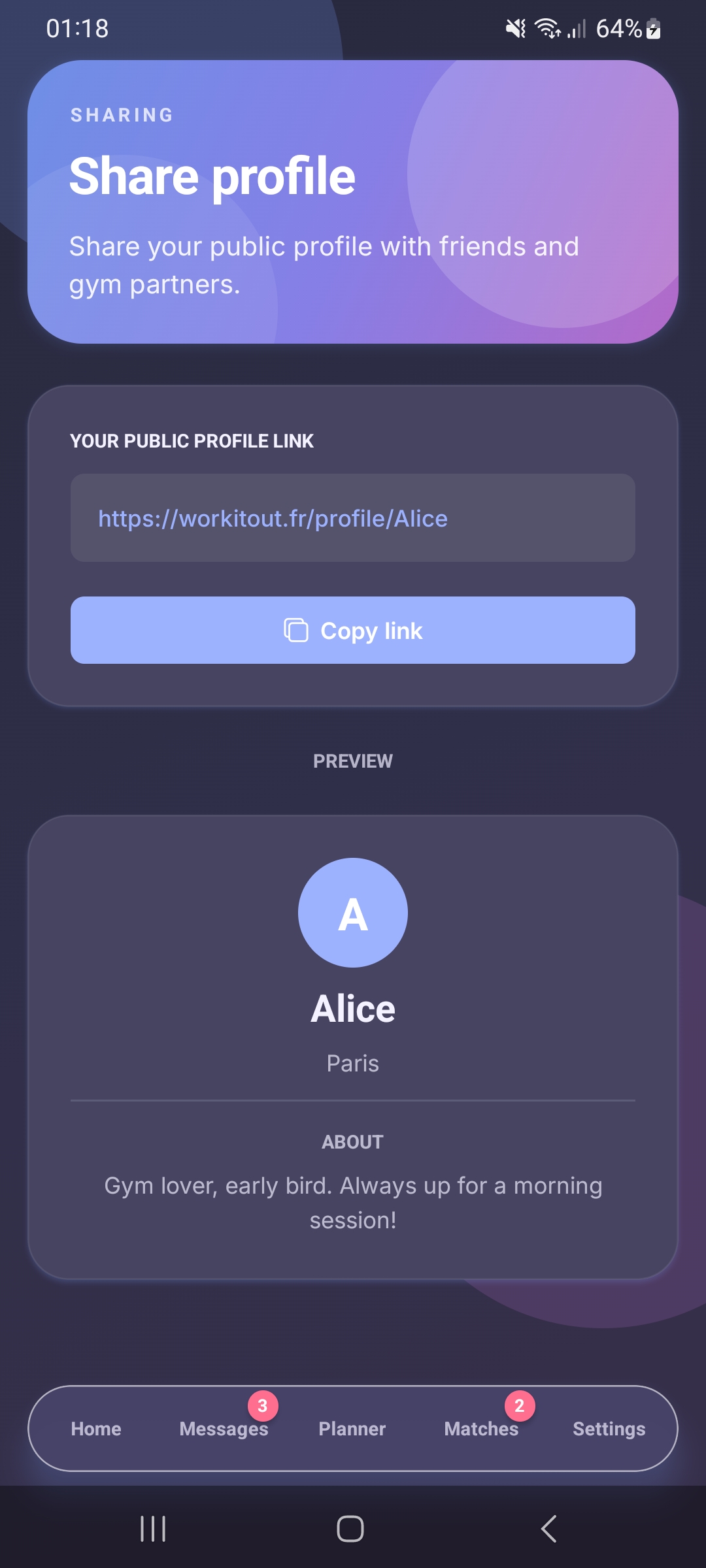 Session details