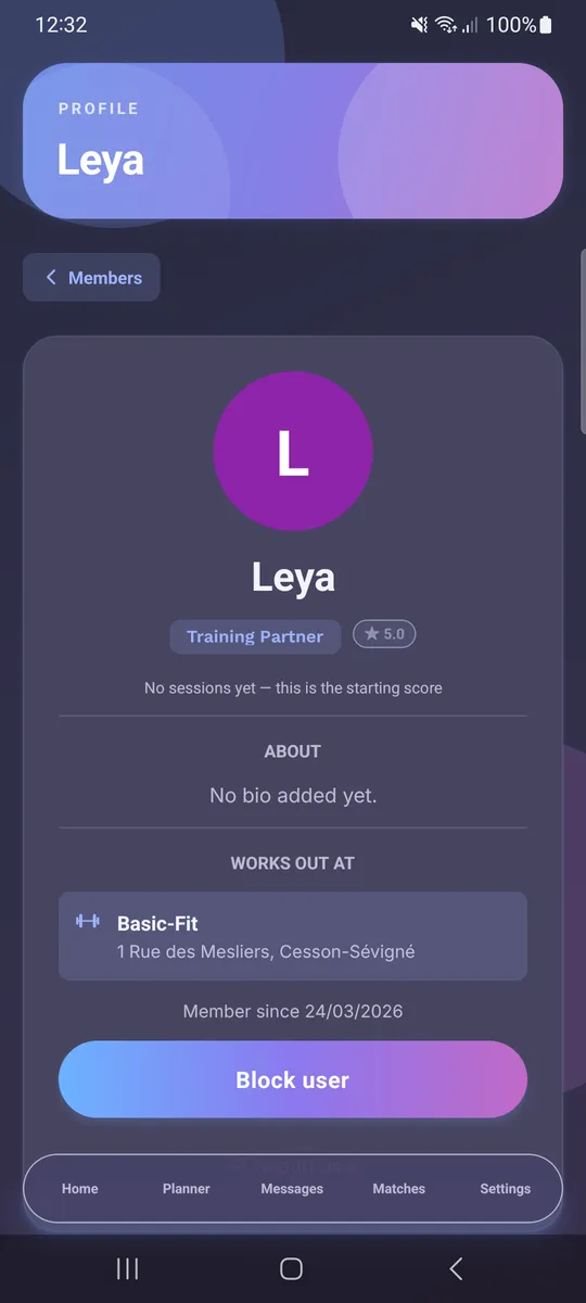 Member Profile View
