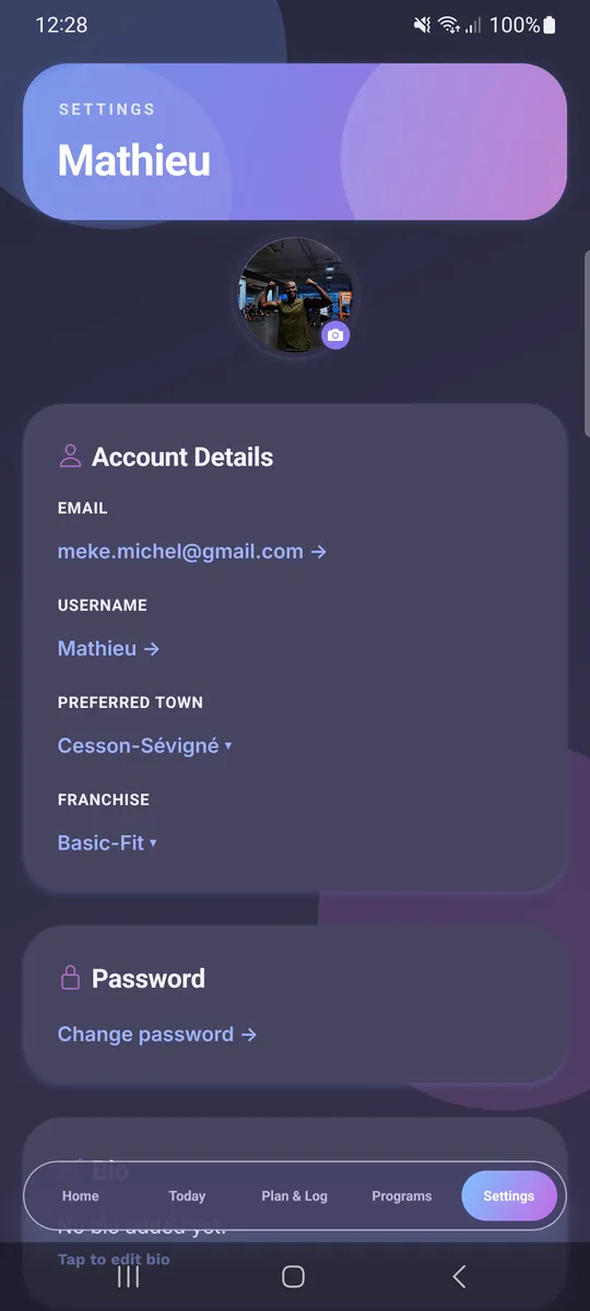 Settings & Account